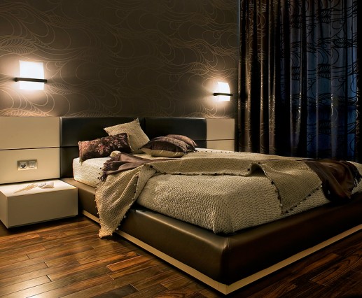 Luxury bedroom interior